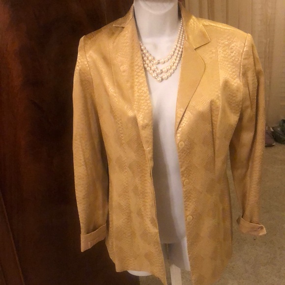 CACHE GOLD JACKET, SIZE 6 - Picture 1 of 4